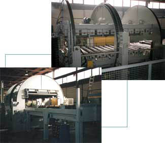 steel plate turning device